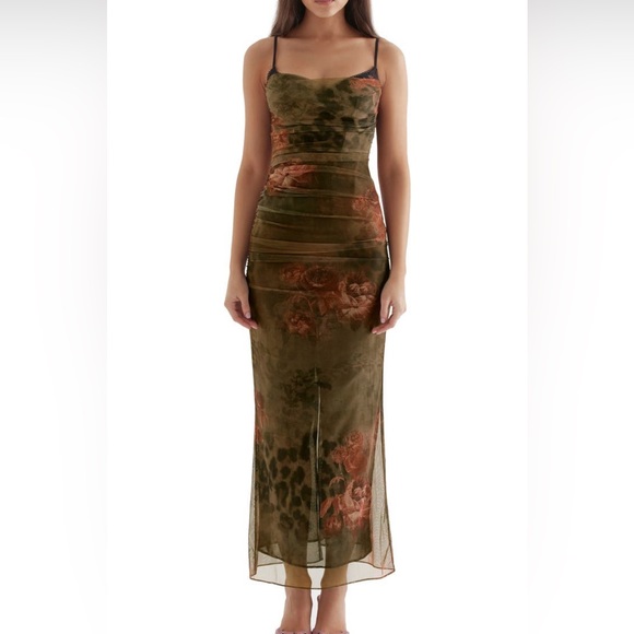 House of CB Dresses & Skirts - NWT House of CB Nalini Mesh Corset Cocktail Dress
